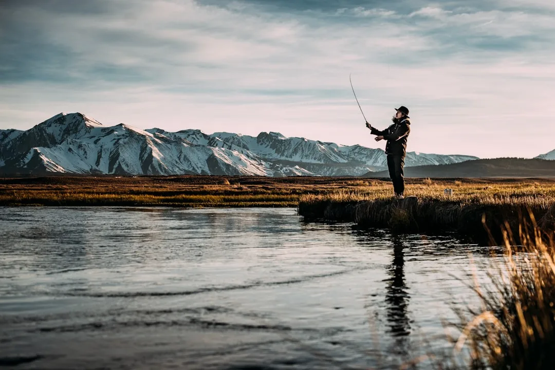 Landing a fish